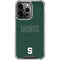 Michigan State University MSU Letters iPhone 15 Pro Clear Case